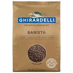 Ghirardelli Barista Dark Chocolate Mini Chip, 5 Pound, 2 Per Case | SKU: 748547 | UPC: 747599417214