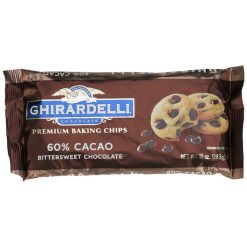 Ghirardelli 60% Cacao Premium Baking Chocolate Chips - Milk Chocolate And Caramel Flavor, 10 Ounce, 12/Case | SKU: 543871 | UPC: 747599612749