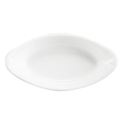 Hall China Embossed Handle Oval Rarebit 8 Ounce White, 2 Dozen | SKU: 764994 | UPC: 755442109377