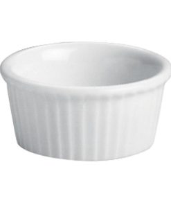 Hall China Fluted Ramekin 2 3/4 In X 1 1/8 In (2 Oz) White, 3 Dozen | SKU: 765013 | UPC: 755442144965