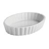 Hall China Oval Fluted Souffle Creme Brulee Dish (6 1/2 Oz) White, 2 Dozen | SKU: 765014