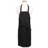 Chef Revival Bib Apron 30X34 Black, 1 Each | SKU: 710251