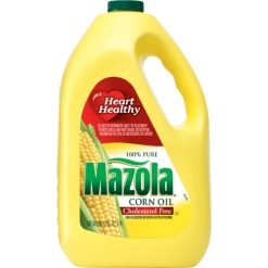 Mazola Trans Fat Free Salad & Frying Corn Oil, 1 Gallon, 6 Per Case | SKU: 755084 | UPC: 761720058206