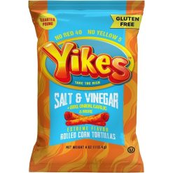 Yikes Salt And Vinegar Corn Tortilla Chips, 4 Ounce, 10 Per Case | SKU: 808616