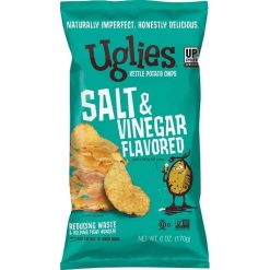 Uglies Salt and Vinegar Kettle Chips, 6 Ounce, 12 Per Case | SKU: 777670 | UPC: 785654161047