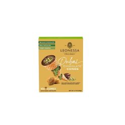 Leonessa Dubai Chocolate Cones, 4.7 Ounce, 12 Per Case | SKU: 798366