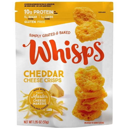 Whisps Cheddar Cheese Crisps, 1.95 Ounce, 12 Per Case | SKU: 813662