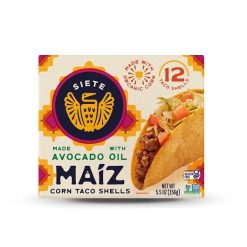 Siete Family Foods Maiz Taco Shells, 5.5 Ounce, 12 Per Case | SKU: 811090