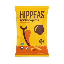Hippeas Non-Gmo Chickpea Puffs -Nacho Vibes, 4 Ounce, 12 Per Case | SKU: 758906 | UPC: 810122080022