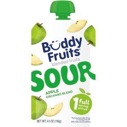 Buddy Fruits Sour Orchard Apple, 4.1 Ounce, 100 Per Case | SKU: 777503 | UPC: 810387022386