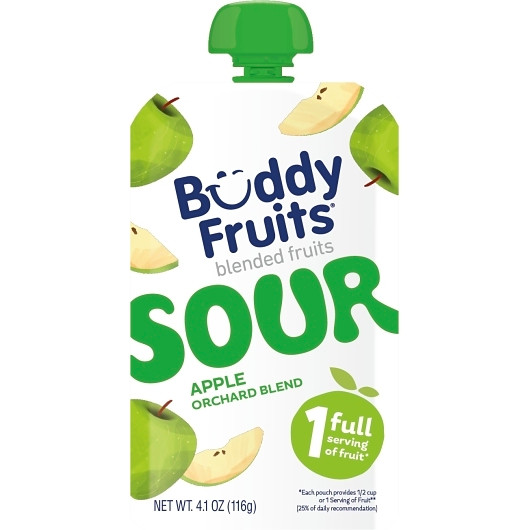 Buddy Fruits Sour Orchard Apple, 4.1 Ounce, 100 Per Case | SKU: 777503 | UPC: 810387022386