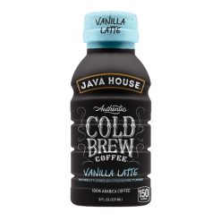 Java House Cold Brew French Vanilla Latte, 8 Ounce, 24 Per Case | SKU: 752453 | UPC: 813314017851