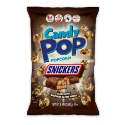Snaxsational Brands Snickers Candy Popcorn, 5.25 Ounces, 12 Per Case | SKU: 716227 | UPC: 814109021350