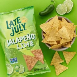 Late July Jalapeno Lime Tortilla Chips, 2 Ounce, 24 Per Case | SKU: 645673 | UPC: 815099020200