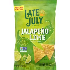 Late July Clasico Jalapeno Lime Tortilla Chips, 7.8 Ounces, 12 Per Case | SKU: 744926 | UPC: 815099021795