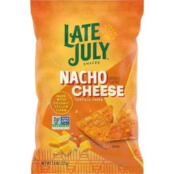 Late July Clasico Nacho Cheese Tortilla Chips, 7.8 Ounces, 12 Per Case | SKU: 744925 | UPC: 815099021801
