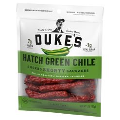 Duke s Shorty Hatch Green Chilies Smoked Sausage, 5 Ounce, 8 Per Case | SKU: 641450 | UPC: 815800020024