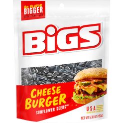 Bigs Sunflower Seeds Cheeseburger, 5.35 Ounces, 12 Per Case | SKU: 707459 | UPC: 816012010063