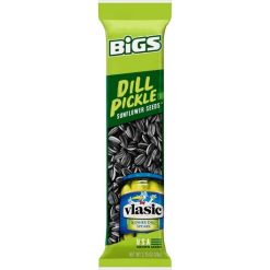 Bigs Dill Pickle Sunflower Seeds, 2.75 Ounces, 12 Per Box, 6 Per Case | SKU: 550861 | UPC: 816012010278