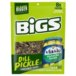 Bigs Dill Pickle Sunflower Seeds, 16 Ounce, 8 Per Case | SKU: 555893 | UPC: 816012010292