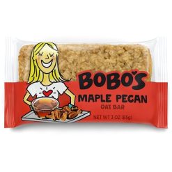 Bobo s Maple Pecan Oat Bar, 3 Ounce, 12 Per Box, 4 Per Case | SKU: 673430 | UPC: 829262000593