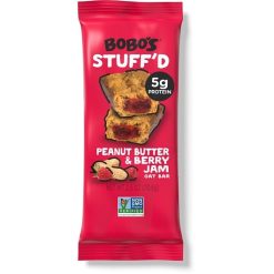 Bobo s Oat Bars Gluten Free, Vegan Peanut Butter & Berry Jam Filled Bar, 2.5 Oz, 48 Per Case | SKU: 673443 | UPC: 829262001033