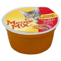 Meow Mix Tenderloins In Sauce Chicken & Beef, 2.75 Ounce, 12 Per Case | SKU: 762804 | UPC: 829274149525