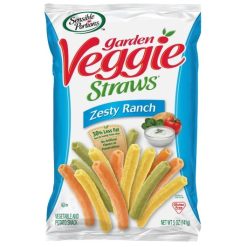 Sensible Portions Garden Zesty Ranch Veggie Straws, 5 Ounce, 12 Per Case | SKU: 572858 | UPC: 829515301477