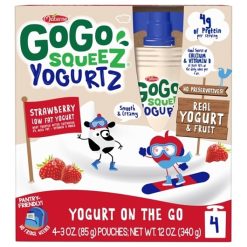 Materne Gogo Squeez Yogurt Squeeze Strawberry, 12 Ounce, 48 Per Case | SKU: 635238 | UPC: 840426110071