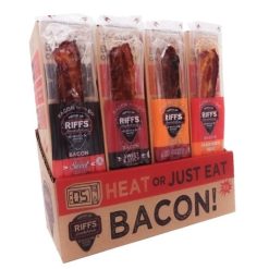 Riffs Sweet & Spicy Bacon Stick Display, 48 Count, 1 Per Case | SKU: 738507 | UPC: 850010379135
