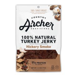 Country Archer Jerky Co Hickory Smoke Turkey Jerky, 2.5 Ounce, 12 Per Case | SKU: 716926 | UPC: 850011381342