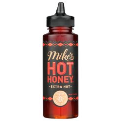 Mike s Hot Honey Extra Hot Honey Bottle, 12 Ounce, 6 Per Case | SKU: 736097 | UPC: 850015717109