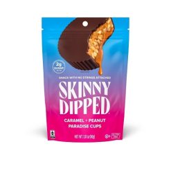 Skinny Dipped Dark Chocolate Caramel Peanut Paradise Cups, 3.17 Ounce, 10 Per Case | SKU: 756818 | UPC: 850034219158