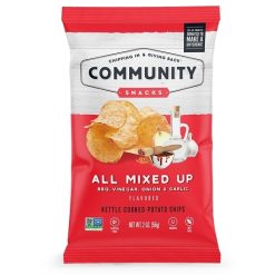 Community Snacks All Mixed Up Kettle Chips, 2 Ounce, 25 Per Case | SKU: 774905 | UPC: 850040471557