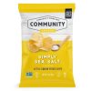 Community Snacks Simply Sea Salt Kettle Chips, 1 Ounce, 80 Per Case | SKU: 774899 | UPC: 850040471755