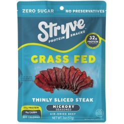 Stryve Grass-Fed Sliced Steak Hickory Case, 2 Ounce, 8 Per Case | SKU: 787562 | UPC: 850044218905