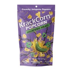 Krackcorn Jalapeno Heat Popcorn, 8.5 Ounce, 12 Per Case | SKU: 783454