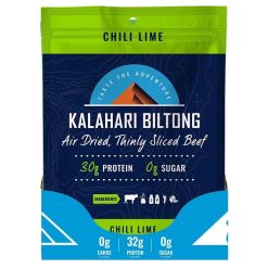 Kalahari Sliced Biltong Chili Lime Case, 2 Ounce, 8 Per Case | SKU: 785499