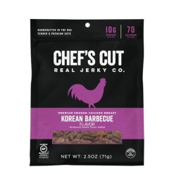 Chef s Cut Real Jerky Co. Smoked Chicken Breast Korean Style, 2.5 Ounces, 8 Per Case | SKU: 695423 | UPC: 854088007716