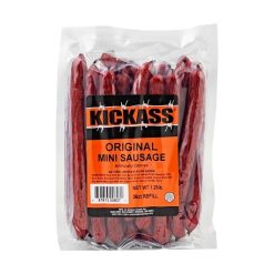 Kickass Beef Jerky Original Flavored Mini Sausage Snack Sticks, 36 Each, 12 Per Case | SKU: 772787 | UPC: 857613008271