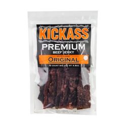 Kickass Beef Jerky Original Flavored Beef Jerky Bags, 10 Each, 10 Per Case | SKU: 807849