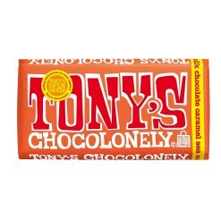 Tony s Chocolonely Milk Caramel Sea Salt, 6.35 Ounce, Pack of 15 | SKU: 719289 | UPC: 858010005610
