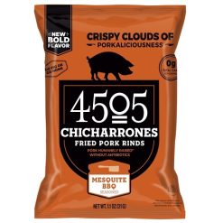 4505 Meats Bbq Seasoned Chicharro, 1.1 Ounce, 12 Per Case | SKU: 740124 | UPC: 863006000043 | GTIN: 30863006000044