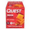 Quest Nutrition Spicy Cheddar Protein Crackers, 1.55 Ounce, 6 Per Pack, 12 Per Case | SKU: 813676