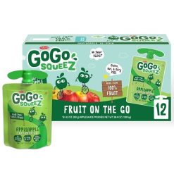 Gogo Squeez Apple Apple, 3.2 Ounce, 72 Per Case | SKU: 592946 | UPC: 000000126007