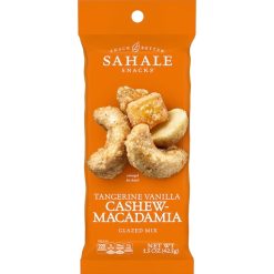 Sahale Tangerine Vanilla Cashew, 1.5 Ounce, 9 Per Box, 12 Per Case | SKU: 647472 | UPC: 848996111115