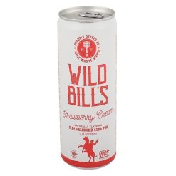 Wild Bill s Olde Fashioned Soda Co. Strawberry Cream, 12 Ounce, 12 Per Case | SKU: 810175 | UPC: 896058001485