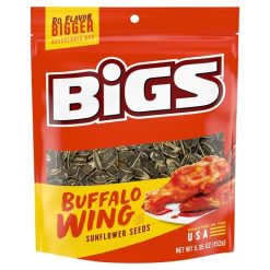 Bigs Buffalo Wing Sunflower Seeds, 5.35 Ounces, 12 Per Case | SKU: 500918 | UPC: 896887002226
