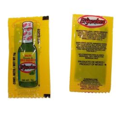 El Yucateco Green Chile Habanero Hot Sauce, 5 Gram, 300 per case | SKU: 707996 | UPC: 750101766083