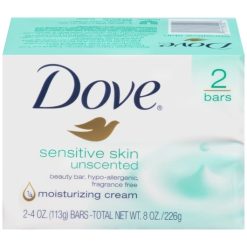 Dove Bar Soap Sensitive Skin, 8 Ounce, 12 Per Case | SKU: 625290 | UPC: 011111410855